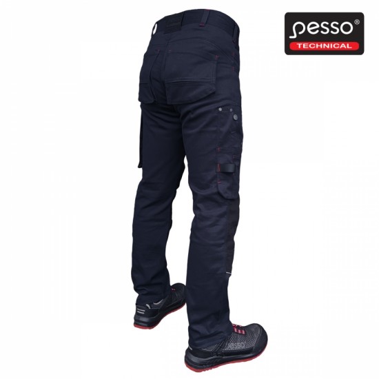 Kelnės Twill Stretch 215M tamsiai mėlynos 3.8350 Kelnės Twill Stretch 215M tamsiai mėlynos 3.8350