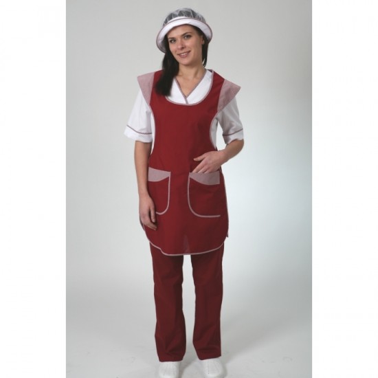 Prijuostė dvipusė NIDA bordo 2.347 Prijuostė dvipusė NIDA bordo 2.347